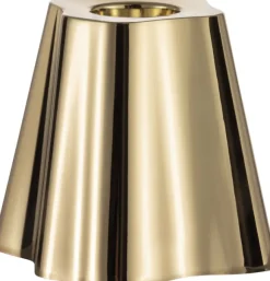 Aalto lysestage 6,5 cm messing