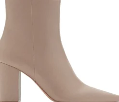 Ankle boots with block heel