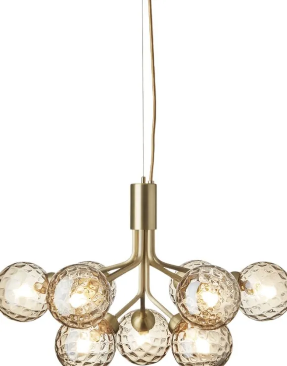 Apiales 9, brushed brass / optic gold