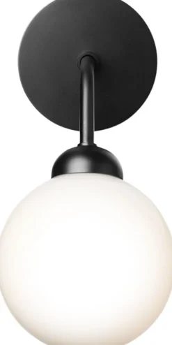 Apiales Wall, satin black / opal