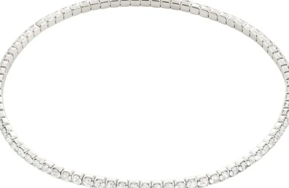 ARASH crystal bracelet silver-plated