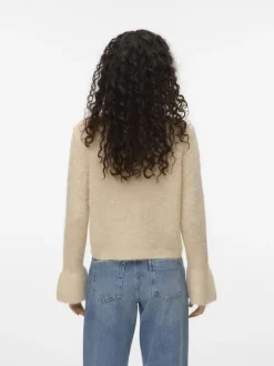 AWLEAH LORI LS O-NECK KNIT CARDIGAN