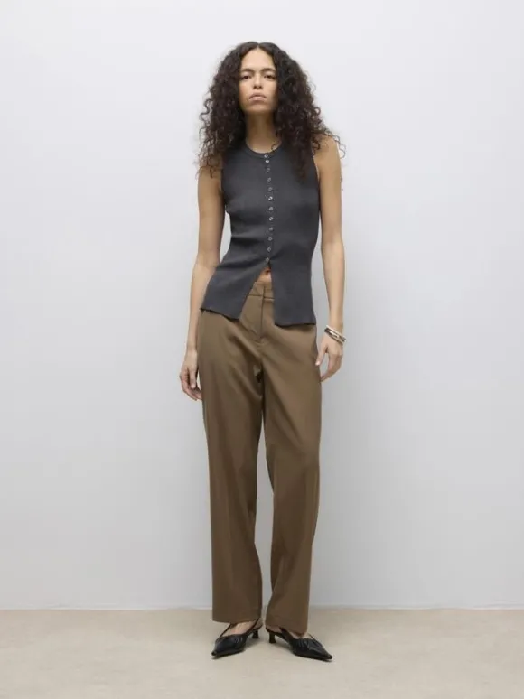 AWUKINO SL O-NECK KNIT VEST