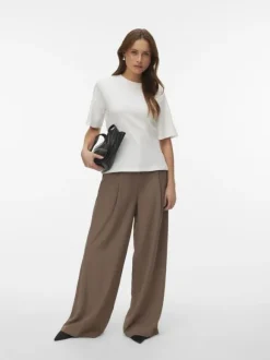 AWVANESSA 2/4 O-NECK FITTED T-SHIRT