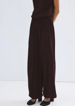 Balloon knit trousers