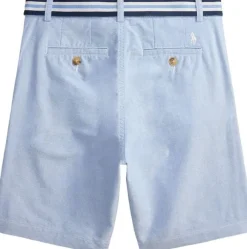 Belted Cotton Oxford Short