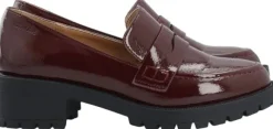 BIAPEARL Simple Penny Loafer Patent Aquarius