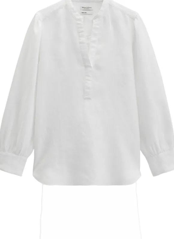 Blouse, a-shape, pleat detail at ce