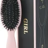 Boar- & Nylon Brush rose ""girl"" small