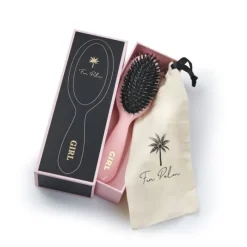 Boar- & Nylon Brush rose ""girl"" small
