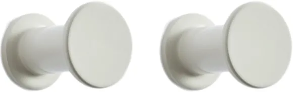 Bolt Hook-Set of 2-Light grey