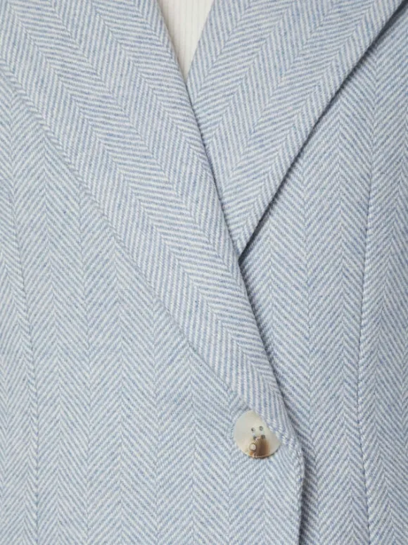 Bowie Herringbone S Blazer