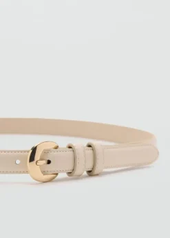 Buckle skinny belt