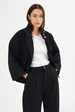 Canvas light pleat pant - Raina