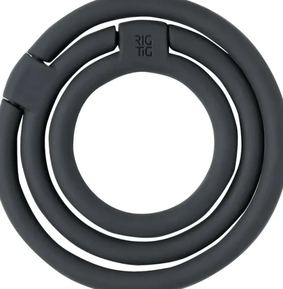 CIRCLES grytunderlägg Ø 13 cm black