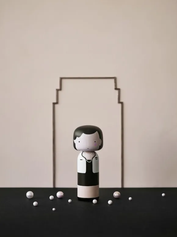 COCO håndmalet Kokeshi