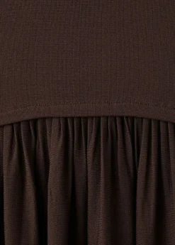 Combined strapless dress