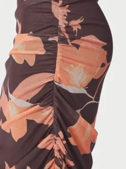 Corilina Flower Mesh Dress