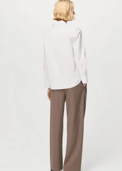 Cotton and lyocell blend straight s