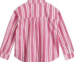 COTTON STRIPE SLEEP LS SHIRT + PANT SET