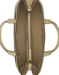 Crosshatch Leather Large Hanna Satchel