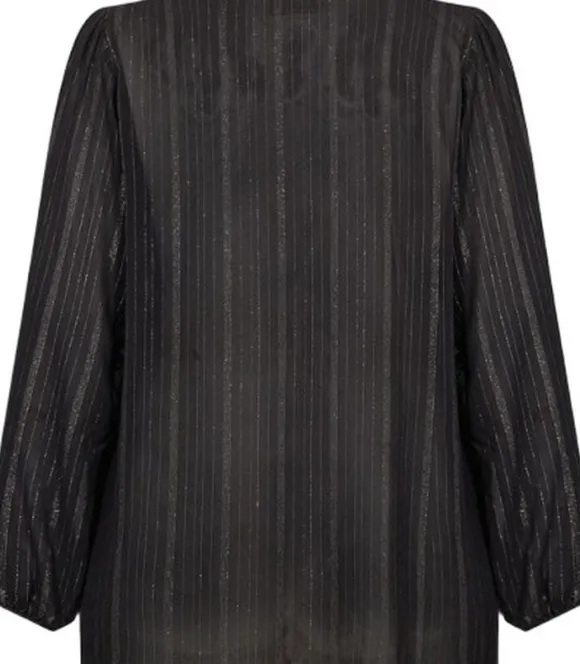 Curvy WA-SELA 1 Bluse Sort