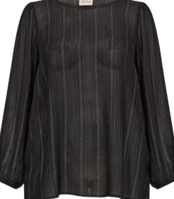 Curvy WA-SELA 1 Bluse Sort