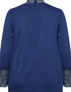 Curvy WA-STELLA 8 Bluse Blå