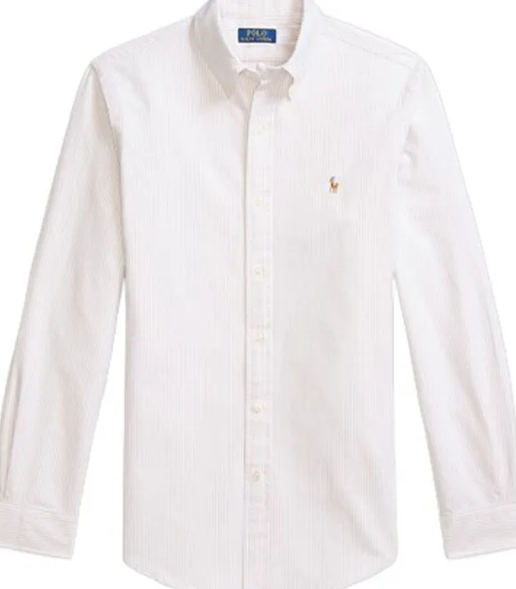 Custom Fit Striped Oxford Shirt