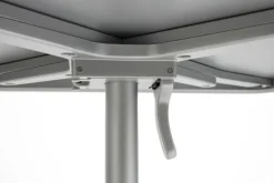 Deville Table Silver grey powder co