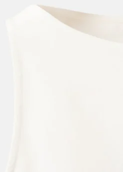 Draped cotton top