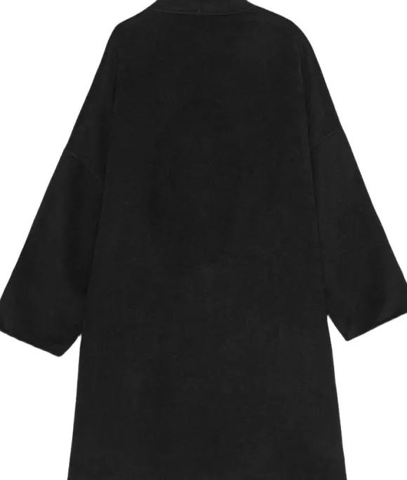 DRAPY WOOL COAT
