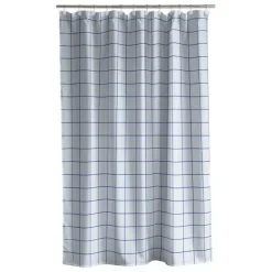 Duschdraperi 180x220 Vista Linen blue