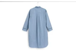 Fineline Long Nightshirt-S/M-Blue