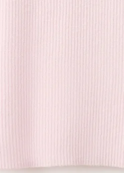 Fitted fine-knit top