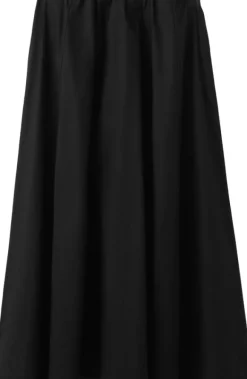 Flared cotton skirt