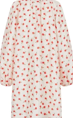 2067 Flat Textured Poly, Voluminous Bow Dress