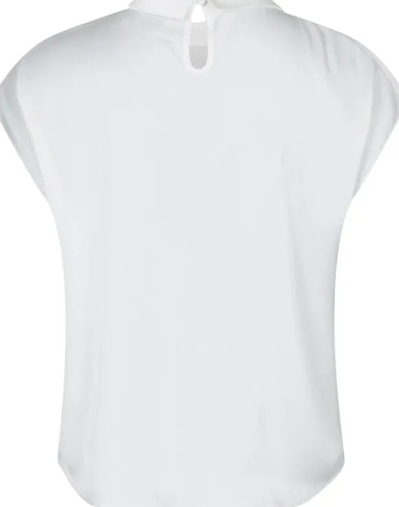 Fleur Drapy Satin Blouse