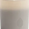 Glass Candle, Grey, 9,2x10,2 cm
