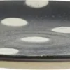 GRAINY saucer/cake plate, dark blue/sand