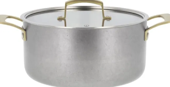 "Gryte med lokk Durance 5 liter 24 cm Rustfritt stål"