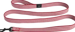 HAY Dogs Leash-Flat M/L-Red and whi
