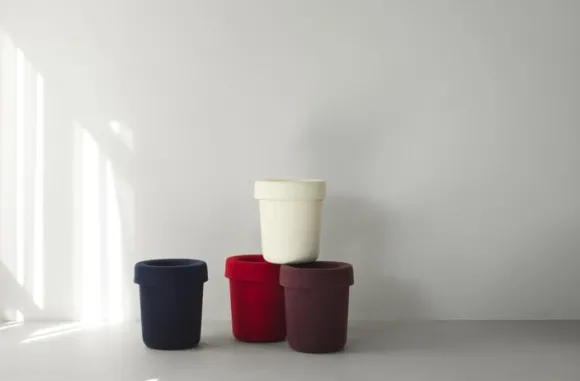 Hide Office Bin Bright Red