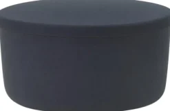 Hide Storage Pouf Large
