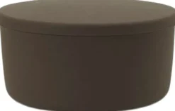 Hide Storage Pouf Large