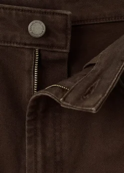High-waisted wide leg jeans