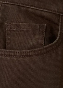 High-waisted wide leg jeans