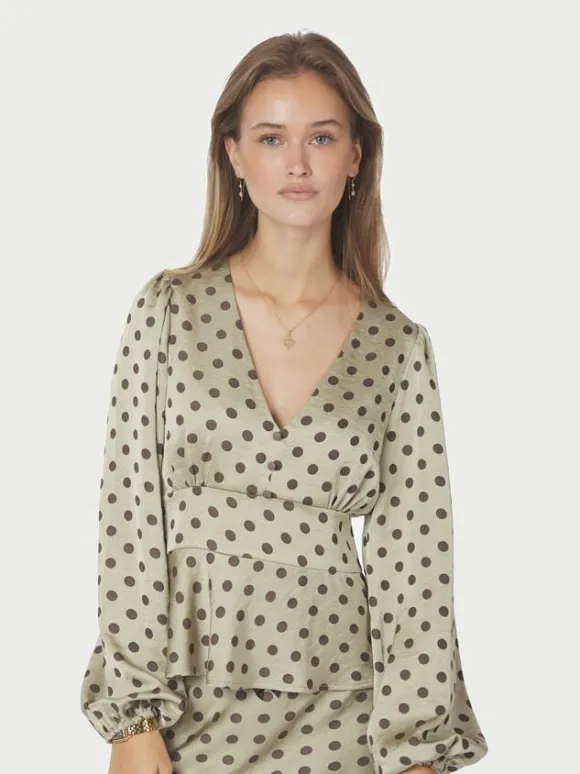Jellima Dotted Blouse