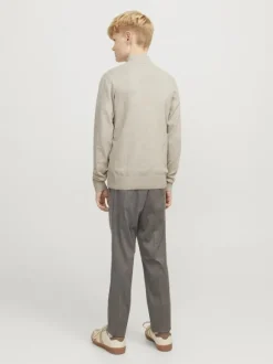JJEEMIL KNIT HALF ZIP NOOS JNR