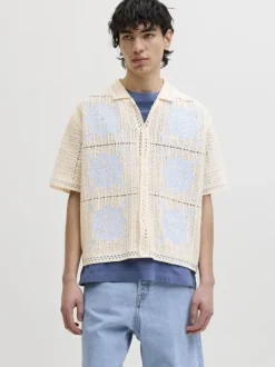 JORORCHARD KNIT CROCHET POLO